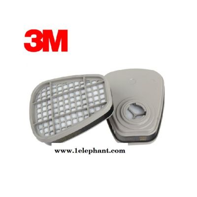 3M6005滤毒盒 防氨气甲醛有机蒸气防护过滤盒 配面罩使用图3