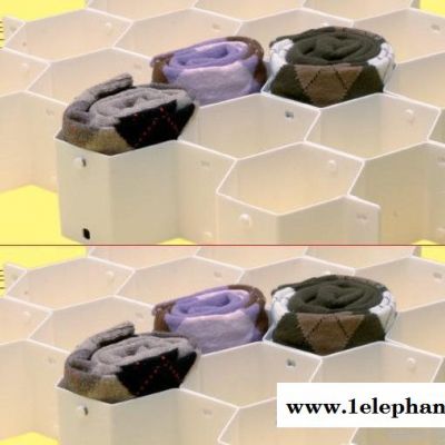 抽屉格/抽屉整理箱/蜂窝式收纳盒/分类格（小件物品）图1