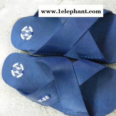 男士吹气软底防皮拖鞋　防滑休闲拖鞋　凉拖鞋图2