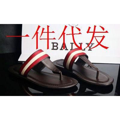 直销新款男鞋外贸T拖鞋时尚男拖鞋男真皮夏季凉拖鞋休闲鞋图1