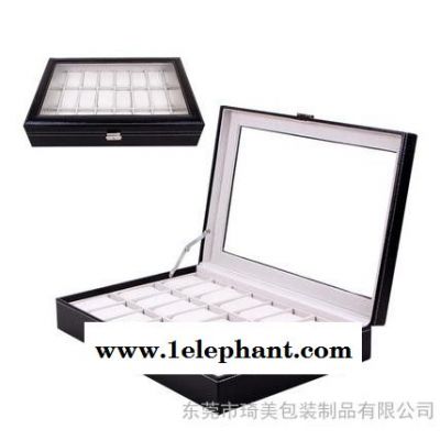 多位手表展示盒 手表收纳盒 手表盒 东莞 手表盒厂家 木质皮质手表盒图2