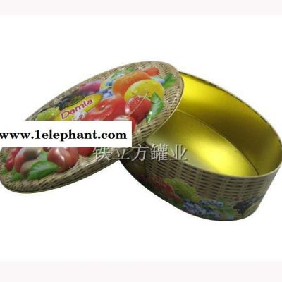 生产  立体雕刻椭圆形天地盖糖果铁盒 食品包装铁盒 收纳盒图2