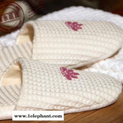 酒店一次性拖鞋 直销 毛巾拖鞋 无纺布拖鞋 密丝绒拖鞋图2