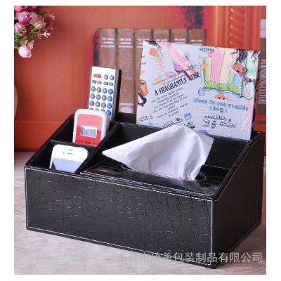 木盒  木制抽纸盒  纸巾盒子yb473遥控收纳盒 东莞抽纸盒厂家图3