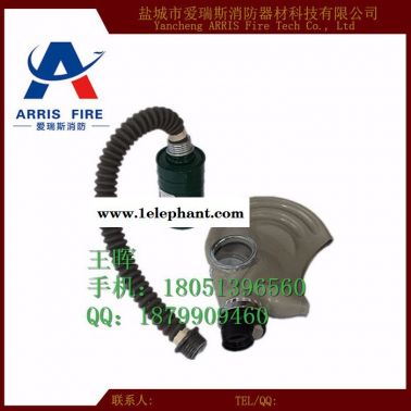 供应消防全面罩导管式防毒面具