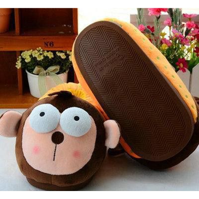 一家代发韩版卡通棉拖鞋 时尚情侣拖鞋女士家居地板拖鞋包根拖鞋图3