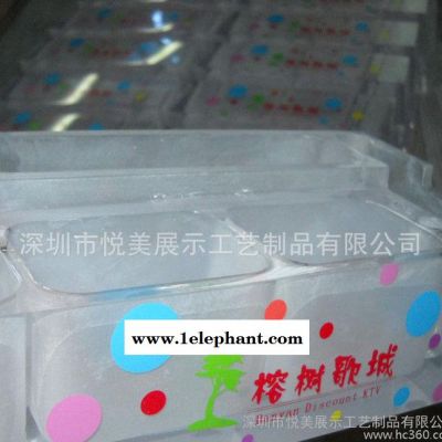 定制亚克力酒吧KTV麦座 水晶胶手机盒/收纳盒 亚克力KTV酒店用品图3