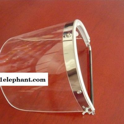 "桉叶"牌面罩配帽型隔热面罩耐高温炼钢面屏有机玻璃防护面罩图2