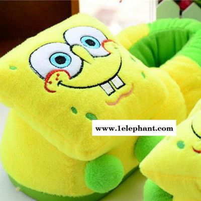 代发秋冬新款卡通棉拖鞋 情侣家居拖鞋防滑地板拖鞋包跟防水拖鞋图2