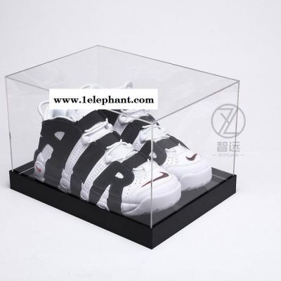 亚克力篮球鞋盒有机玻璃男士球鞋收纳盒镜面展示鞋盒大型广告牌、导示牌、化妆品架、展示架图1