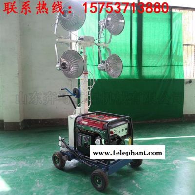 甘肃河北招标用比气动升降耐用手推式照明车应急救援照明车牵引用 应急照明车图2