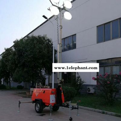 程煤**手推式夜晚施工照明车自动升降照明车道路应急救援照明车图5