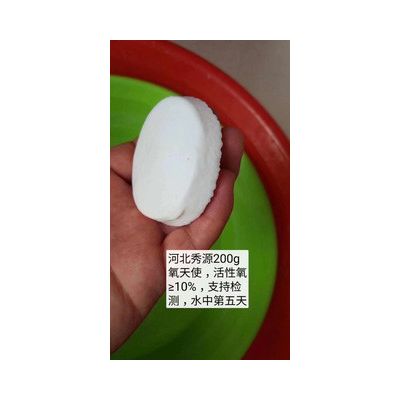 增氧片 水产养殖增氧片200g大氧片长效缓释释放7-15天浮头应激粒粒氧急救氧均可代加工OEM图2