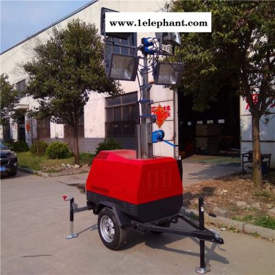 拖车式移动照明车 金卤灯移动照明车 应急救援移动灯塔 照亮黑夜图4
