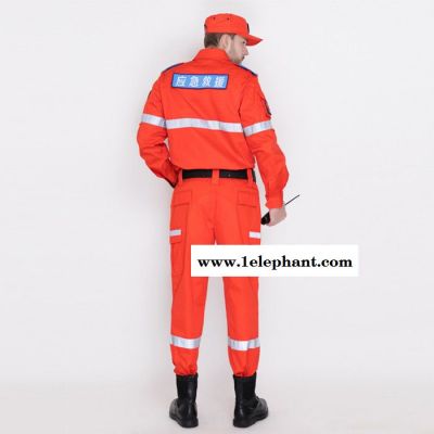 2019年新款橘色户外应急救援作训服JJY-127D图2
