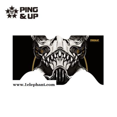 PINGUP新款黑色成人单板双板滑雪护脸面罩三角巾保暖防风成图2