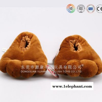 毛绒爪子**拖鞋 卡通小公鸡拖鞋玩具定制 ICTI认证工厂定图3