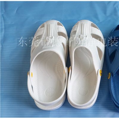 防静电护趾拖鞋带后跟生产厂家,防静电护趾带后跟拖鞋价格,东莞横沥劳保鞋,工作安全鞋图2