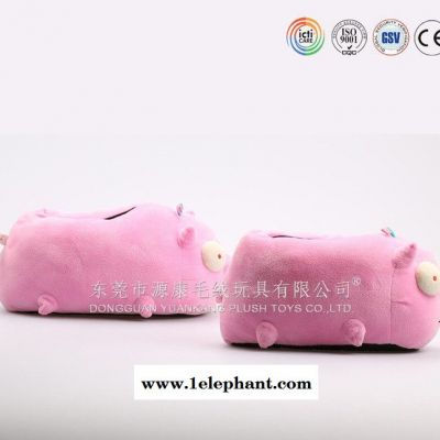 加厚卡通毛绒猪公仔 拖鞋毛绒 冬季保暖防寒毛绒拖鞋定制图3