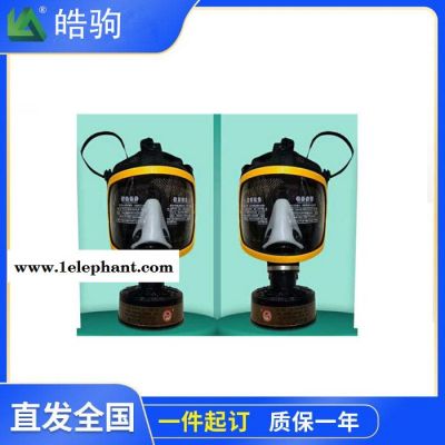 皓驹销售HJF05全面型呼吸防护器大视野面罩全面罩自吸过滤式防毒面具GB2890-2009过滤式呼吸防护器正压防护面罩滤图4