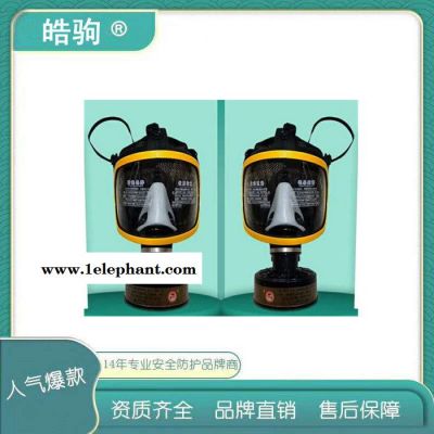 皓驹HJF05有机蒸汽酸性气体防毒口罩防毒半面罩自吸过滤式半面罩防毒面具GB2890-2009过滤式呼吸防护器图5