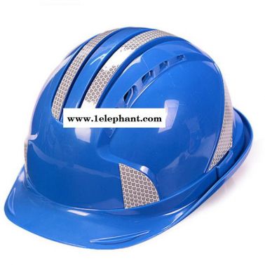 反光条安全帽 电力建筑工程领导头盔 劳保abs帽子印字logo 安全帽