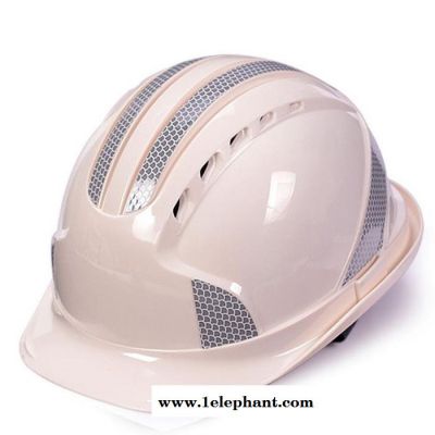 反光条安全帽 电力建筑工程领导头盔 劳保abs帽子印字logo 安全帽图3