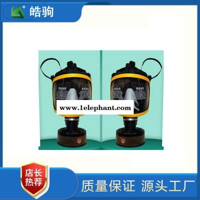 皓驹HJF05自吸式过滤式防毒面罩工农化工鬼脸面具全面型呼吸防护器全面型防护面罩GB2890-2009过滤式呼吸防护器图5