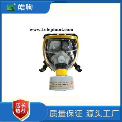 皓驹HJF05自吸式过滤式防毒面罩工农化工鬼脸面具全面型呼吸防护器全面型防护面罩GB2890-2009过滤式呼吸防护器图8