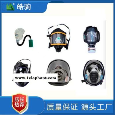 皓驹HJF05自吸式过滤式防毒面罩工农化工鬼脸面具全面型呼吸防护器全面型防护面罩GB2890-2009过滤式呼吸防护器图3