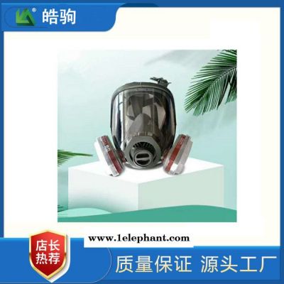 皓驹HJF05自吸式过滤式防毒面罩工农化工鬼脸面具全面型呼吸防护器全面型防护面罩GB2890-2009过滤式呼吸防护器图6