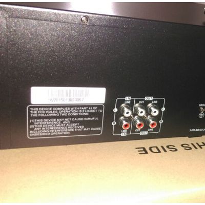 供应ABS-8004放录音双卡座机，黑、灰色可选。适用于学校英语听力考试和农村村村通广播播放磁带用，操作方便，音**美图2