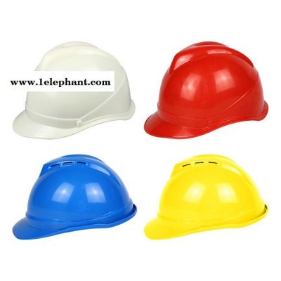 安全帽厂家 工地头盔 塑料施工劳保透气防砸 工地abs安全帽定制印字logo图7