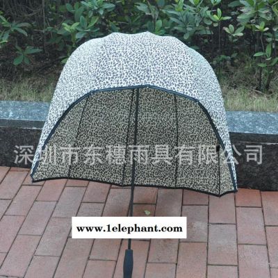 直销17寸豹纹伞头盔伞 淑女观雪伞 雨伞可按要求订做LOGO图2