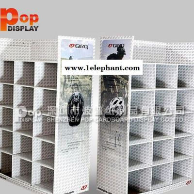 GIRO 山地骑行头盔 超市促销纸堆头 格子纸陈列架 格子纸图3