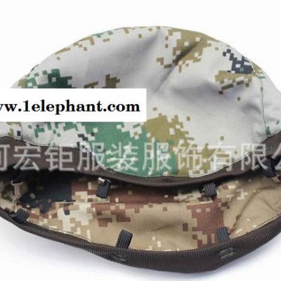 林地荒漠双色双面迷彩头盔套伪装用头盔套可定制头盔型号盔罩图2
