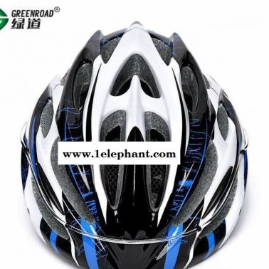 自行车安全头盔厂 绿道lw855骑行夜光带灯时尚头盔**