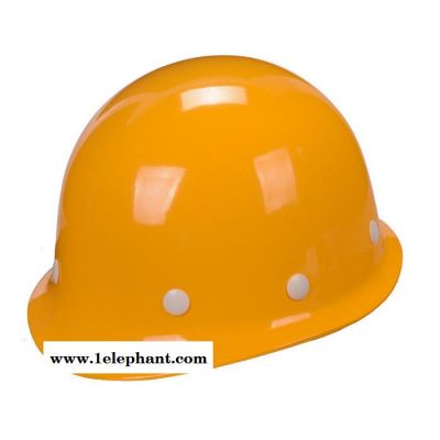 安全帽圆形玻璃钢 领导工地安全帽 工程施工建筑防护头盔 多颜色 可定制logo绝缘防砸安全帽图2