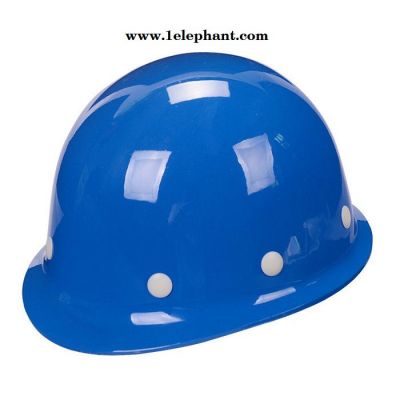安全帽圆形玻璃钢 领导工地安全帽 工程施工建筑防护头盔 多颜色 可定制logo绝缘防砸安全帽