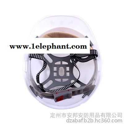 **冀安AB288B塑料安全帽 V型安全帽 施工安全防护头盔图2