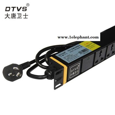 【大唐卫士】 DT7182 防雷PDU  8位多用孔 专业机柜 PDU插座  工业插排  质保五年 防雷插座图4