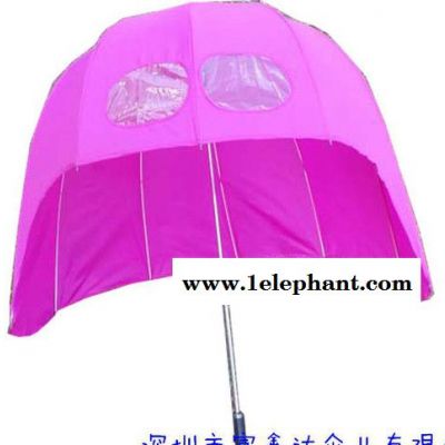 热卖30寸头盔伞带眼镜的雨伞看音乐会看球赛晴雨直杆伞图3