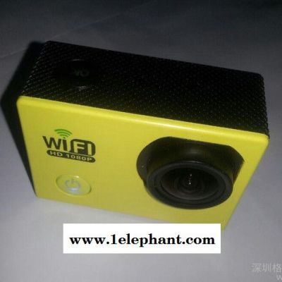 批发户外运动摄像机带WIFI 1080P行车记录头盔DV潜水1.5寸摄像机图2