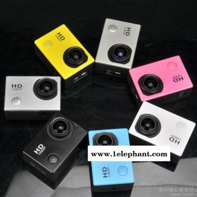 批发户外运动摄像机带WIFI 1080P行车记录头盔DV潜水1.5寸摄像机图3