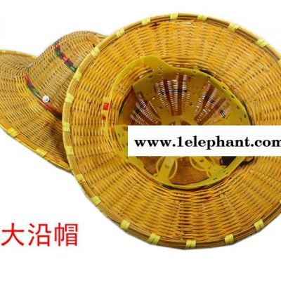 竹盾 大沿帽竹编大沿安全帽 透气降温凉爽环保竹制藤帽 工地工程防护施工头盔图6