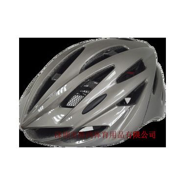 供应骑行头盔一体成型自行车头盔BT-750金属灰色