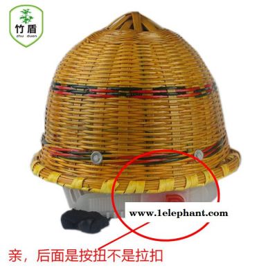 竹盾竹编安全帽工地夏季透气防砸施工建筑工程劳保安全头盔竹盾Y型 竹安全帽男女帽图6