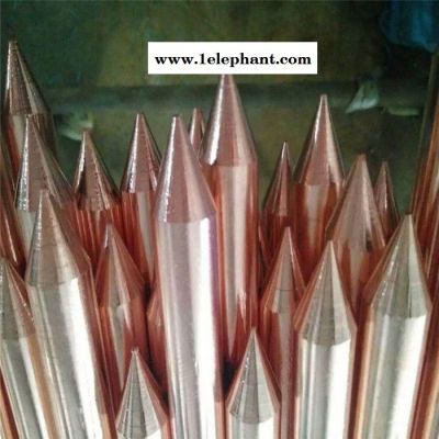 晴美厂家防雷镀铜接地棒高压接地棒防雷接地棒防雷器材铜包钢接地棒图5