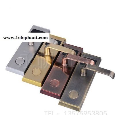 产地货源电子门锁 高品质不锈钢智能刷卡酒店门锁 加长面罩感应锁图2