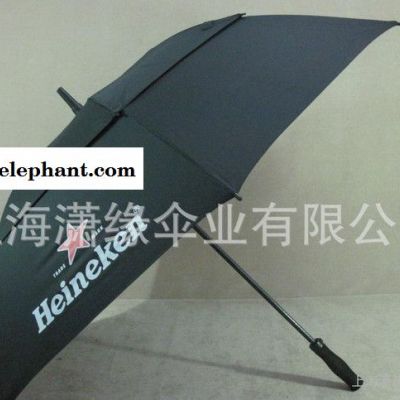 潇缘 定做双层高尔夫伞  广告伞 可防雷的雨伞图2